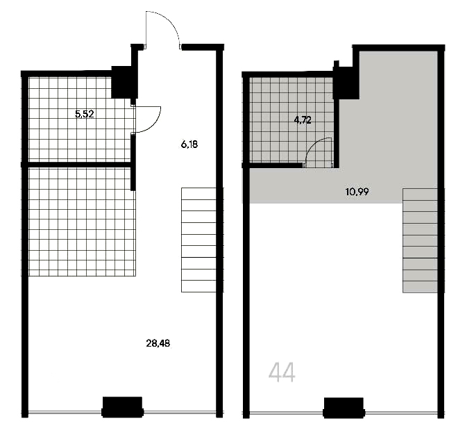 1-комнатная квартира  №187 в Avant: 54.66 м², этаж 3 - купить в Санкт-Петербурге