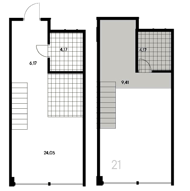 1-комнатная квартира  №21 в Avant: 47.97 м², этаж 3 - купить в Санкт-Петербурге