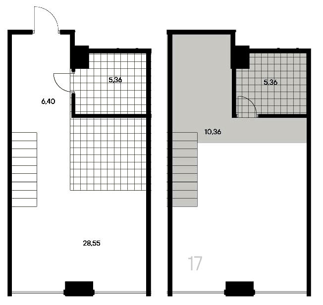 1-комнатная квартира  №130 в Avant: 54.86 м², этаж 3 - купить в Санкт-Петербурге