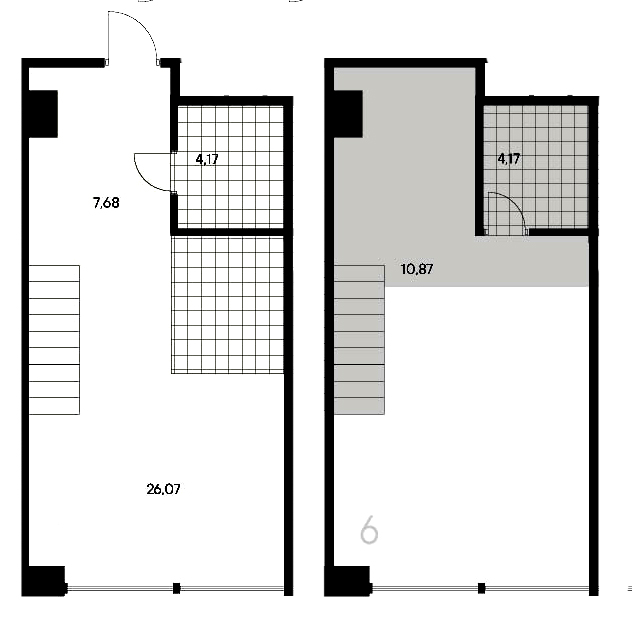 1-комнатная квартира  №6 в Avant: 52.96 м², этаж 3 - купить в Санкт-Петербурге