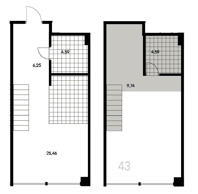 1-комнатная квартира  №43 в Avant: 50.63 м², этаж 3 - купить в Санкт-Петербурге