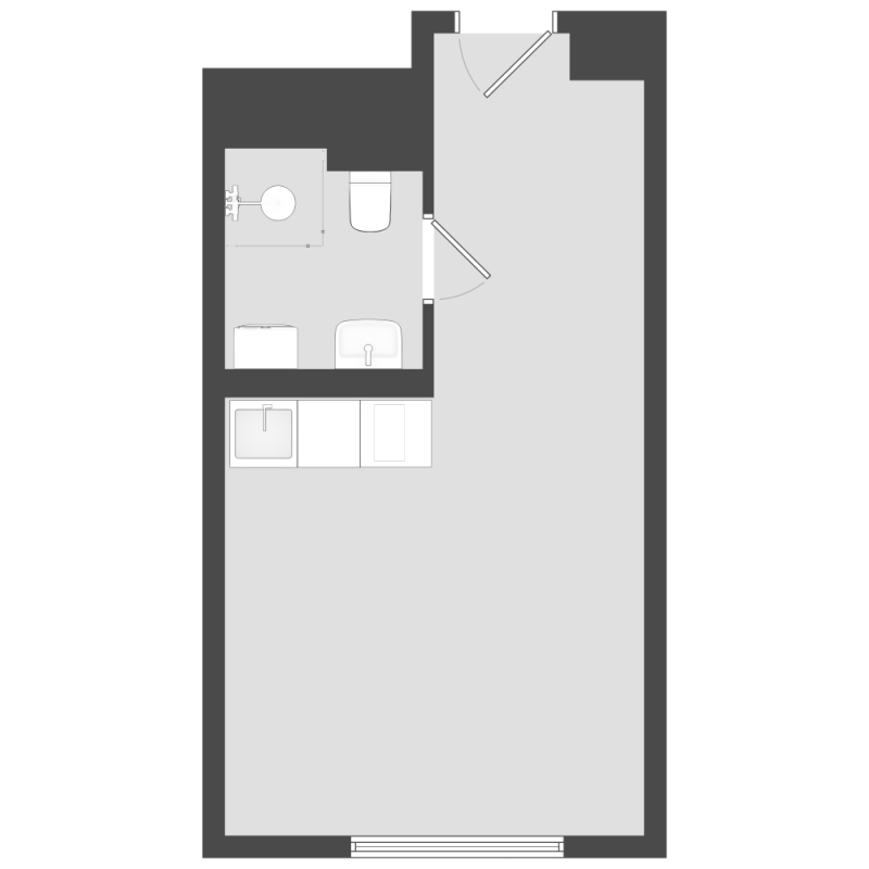 1-комнатная квартира, 20.7 м²; этаж: 6 - купить в Санкт-Петербурге