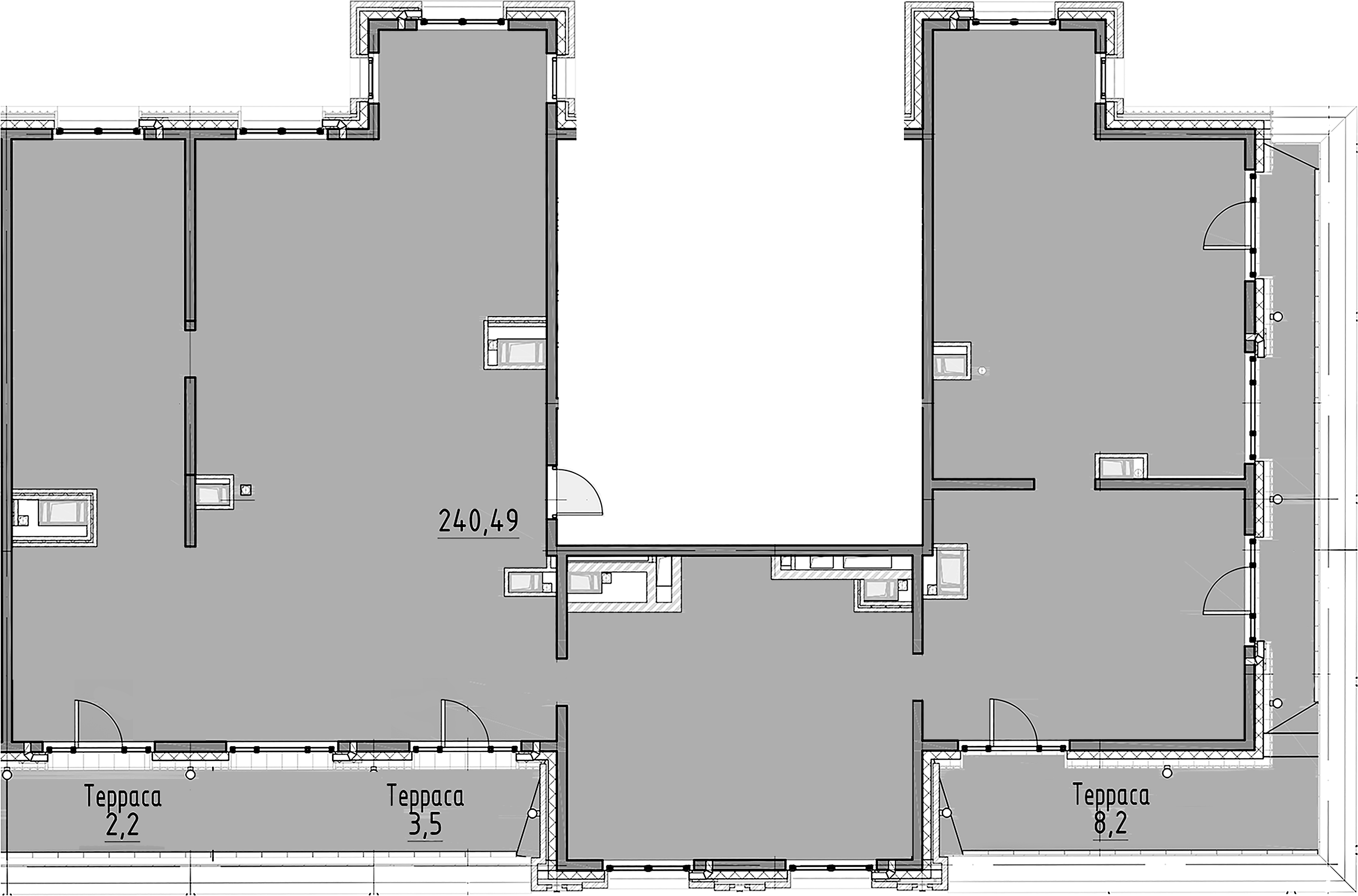 5-комнатная квартира, 236.1 м²; этаж: 9 - купить в Санкт-Петербурге