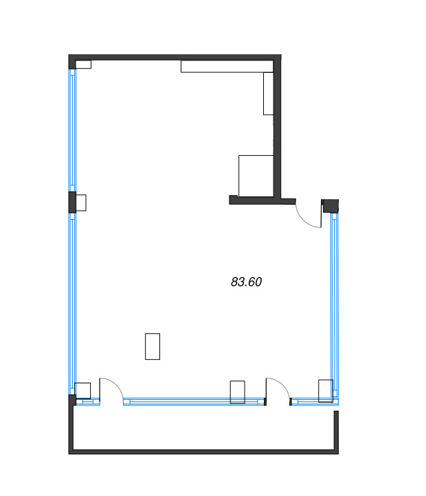 2-комнатная квартира, 91.9 м²; этаж: 9 - купить в Санкт-Петербурге