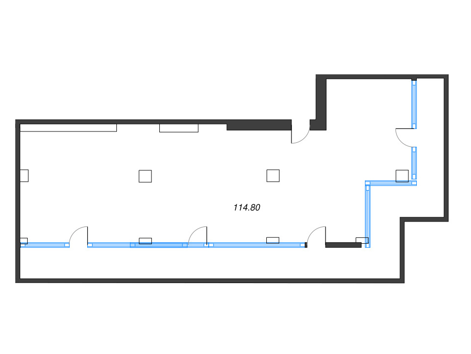 2-комнатная квартира, 143.3 м²; этаж: 9 - купить в Санкт-Петербурге