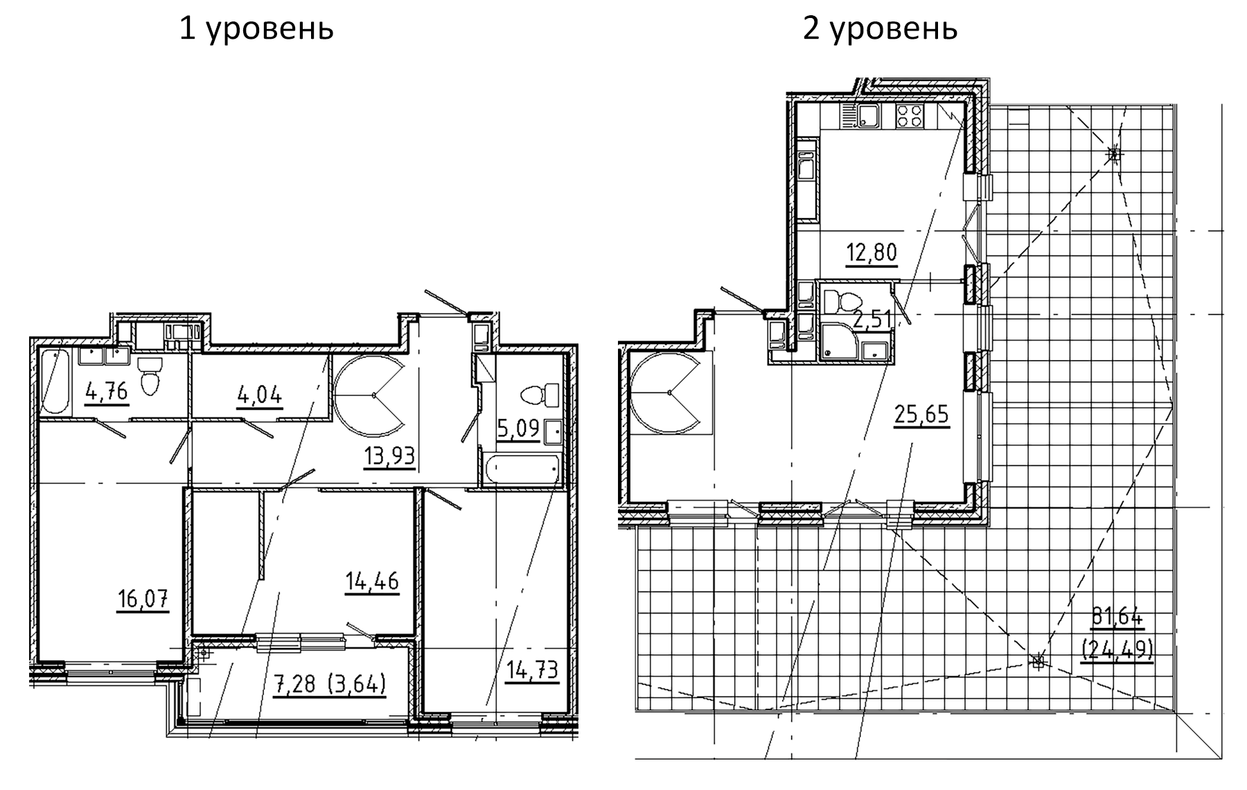 4-комнатная квартира  №185 в Клубный дом №8: 142.17 м², этаж 9 - купить в Санкт-Петербурге