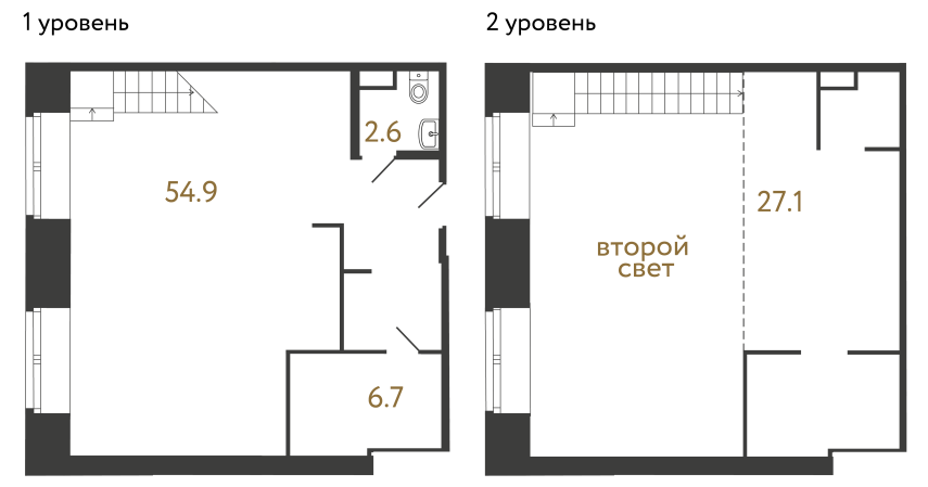 1-комнатная квартира, 91.3 м²; этаж: 2 - купить в Санкт-Петербурге
