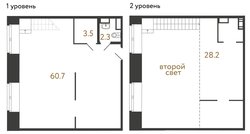 1-комнатная квартира, 94.7 м²; этаж: 1 - купить в Санкт-Петербурге