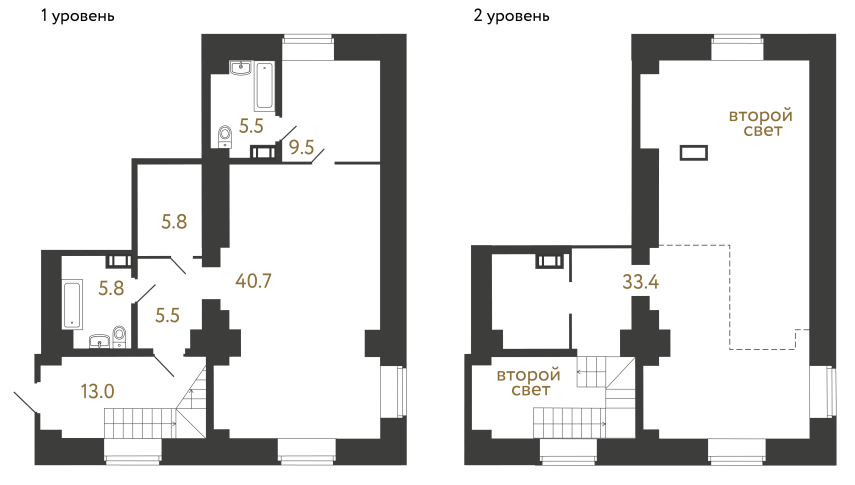 2-комнатная квартира, 119.2 м²; этаж: 1 - купить в Санкт-Петербурге
