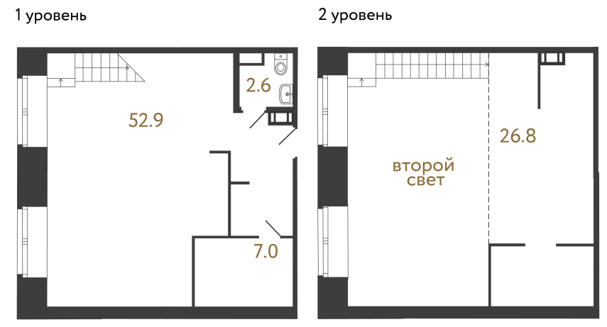 1-комнатная квартира, 89.3 м²; этаж: 1 - купить в Санкт-Петербурге