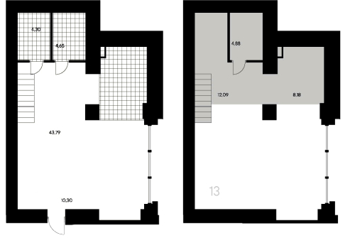 1-комнатная квартира №53 в: Avant: 87.21 м²; этаж: 3 - купить в Санкт-Петербурге