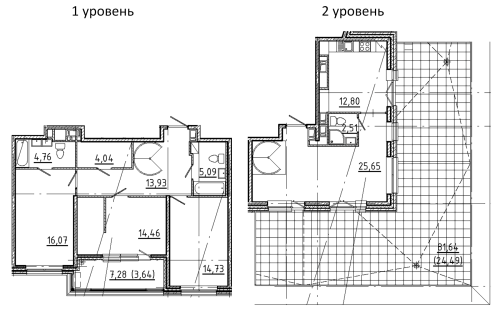 4-комнатная квартира №8 в: Клубный дом №8: 142.17 м²; этаж: 9 - купить в Санкт-Петербурге