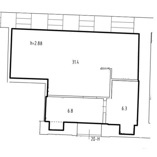1-комнатная квартира, 44.5 м²; этаж: 1 - купить в Санкт-Петербурге