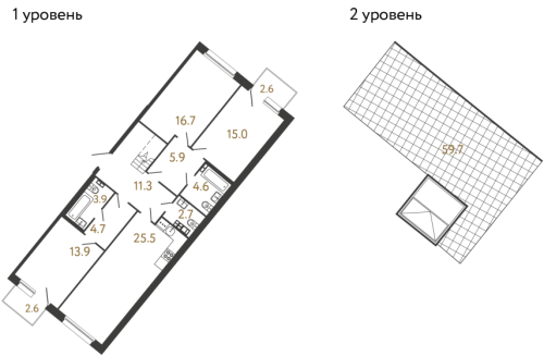 3-комнатная квартира, 104.2 м²; этаж: 4 - купить в Санкт-Петербурге