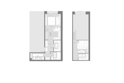 1-комнатная квартира, 52.14 м²; этаж: 1 - купить в Санкт-Петербурге
